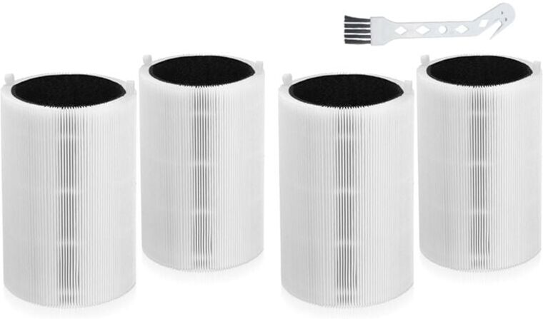 TLILY Air Purifier Filter Replacement 411 for Blueair Blue Pure 411+,411 Auto & Mini HEPA Particle and Activated Carbon Filter