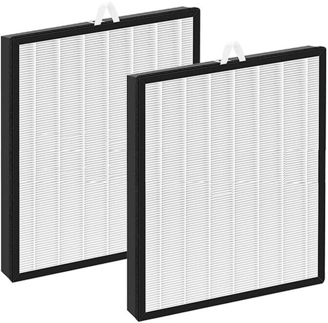 Tlily - Hepa Filter for levoit Vital 100S Air Purifier, High-Efficiency Activated Carbon Pre-Filter, Vital 100S-RF, 2 Pack