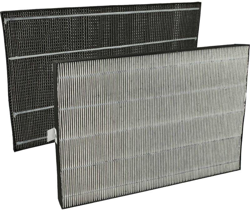 2 Part Filter Set Replacement for Sharp 4974019764702 for Air Purifier - activated carbon filter, hepa filter - Vhbw