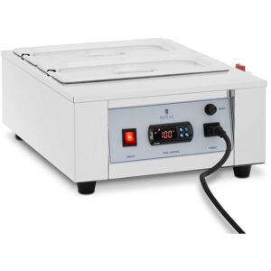 ROYAL CATERING Chocolate melter electric chocolate melter 2 x 3.2 l up to 412 °c