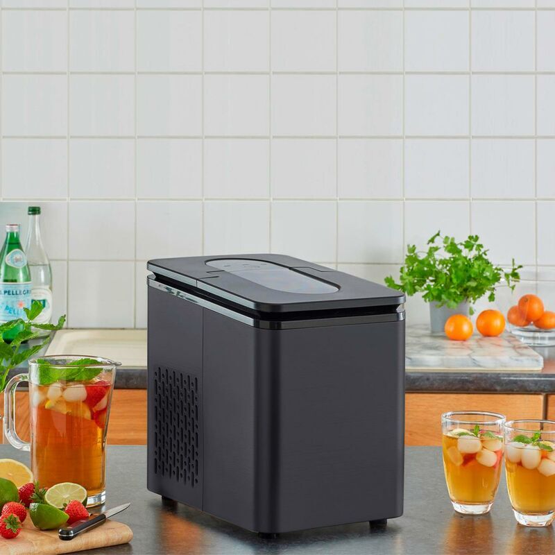 NEO DIRECT Neo Black 1.7L Electric Ice Cube Maker Machine