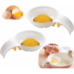 Denuotop - Egg Separator Egg Yolk Filter Food Grade Egg Separator Egg Sifter Kitchen Utensil Cooking Good Handles Hands Free Egg White Egg Yolk