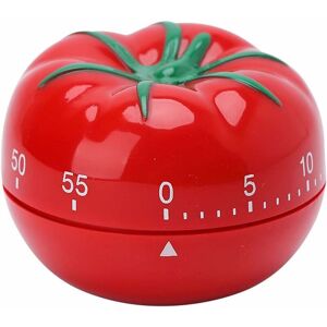 Rhafayre - Mechanical Kitchen Timer, Adult Children Countdown Timer, Cute Red Tomato Timer, 55minutes