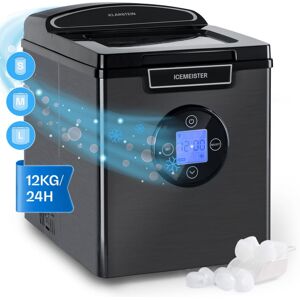 Klarstein 1.8L Small Ice Maker Machine, Counter Top Ice Machine For Home and Kitchen, Fast Operation, 12 kg of Large & Small Ice Bullets, LCD Screen, Klarstein 1.8L Small Ice Maker Machine, Counter Top Ice Machine For Home and Kitchen, Fast Operation, 12 kg of Large & Small Ice Bullets, LCD Screen,