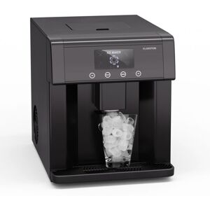 Klarstein Eiszeit Ice Maker Machine, Stainless Steel, 3 Ice Cube Sizes, 15 kg/24h, Touch Display, 3L Water Tank, Ice Cube Machines for Home, Black Klarstein Eiszeit Ice Maker Machine, Stainless Steel, 3 Ice Cube Sizes, 15 kg/24h, Touch Display, 3L Water Tank, Ice Cube Machines for Home, Black