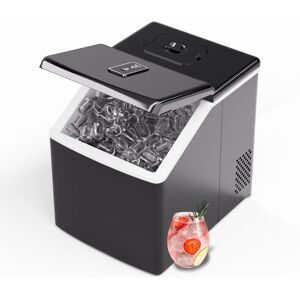 Klarstein - Ice Maker - Clear Ice, 13kg/24h, Touch Screen, Stainless Steel, Low Energy, Ideal for Home/Parties Klarstein - Ice Maker - Clear Ice, 13kg/24h, Touch Screen, Stainless Steel, Low Energy, Ideal for Home/Parties