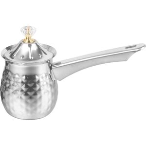 TLILY Turkish Coffee Pot,Coffee Maker Stainless Steel Pot,Stove Top Chocolate-Milk Warmer with Spout 200Ml TLILY Turkish Coffee Pot,Coffee Maker Stainless Steel Pot,Stove Top Chocolate-Milk Warmer with Spout 200Ml