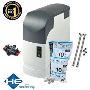 Monarch Water - Monarch PSU027HE ultra he Smart Battery Water Softener Twin Tank + 10kg Salt Bag Monarch Water - Monarch PSU027HE ultra he Smart Battery Water Softener Twin Tank + 10kg Salt Bag