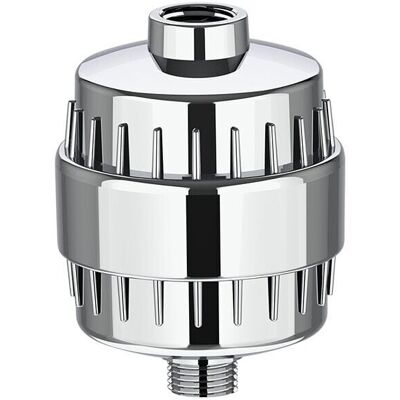 Mumu - 34 Stage Vitamin c Shower Filter for Hard Water - Water Softener Shower Head Filter with Replaceable Multi-Stage Filter Cartridge to Remove Mumu - 34 Stage Vitamin c Shower Filter for Hard Water - Water Softener Shower Head Filter with Replaceable Multi-Stage Filter Cartridge to Remove