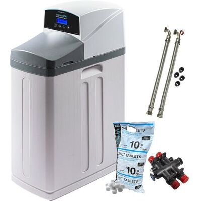MONARCH WATER Monarch SE-11 Plumbsoft Electric Water Softener + 22mm Maxflow Hoses + 10KG Salt MONARCH WATER Monarch SE-11 Plumbsoft Electric Water Softener + 22mm Maxflow Hoses + 10KG Salt