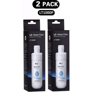 2 Pack (LT1000P) Refrigerator Filter, Refrigerator Water Filter - white - Alwaysh