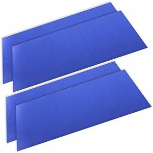 SPARES2GO Defrost Fridge Freezer Mat Durable Anti-Frost Liner (50cm x 25cm, Pack of 4)