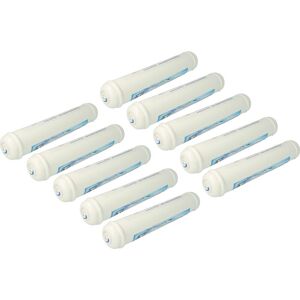 10x Fridge Water Filter compatible with lg Electronics GLC8021PS, GR-187SQA, GR-267EHF, GR-267EJF Refrigerator - Vhbw