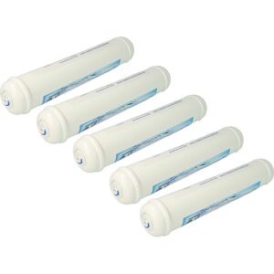 5x Fridge Water Filter compatible with lg Electronics GS3159AEAV, GS3159AEAV1, GS3159AEEV, GS3159AVAV1 Refrigerator - Vhbw