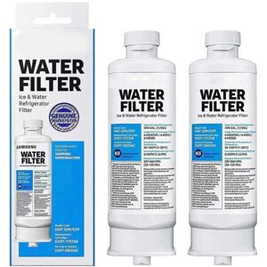 Replacement Refrigerator Water Filter Compatible with Samsung DA97-17376B DA97, 2 Pack - Sollbry