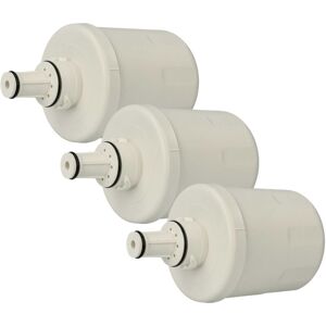 3x Fridge Water Filter compatible with Samsung RS2622SW, RS2623SL, RS2621SH, RS2621SW, RS25KCSV1, RS25KGRS1, RS257BARB Refrigerator - Vhbw
