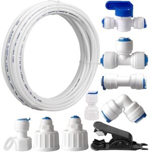 Tonchean - Water Supply Hose, Universal Refrigerator Connector Kit Water Connection Set Refrigerator Water Hose Filter Tube for European/American