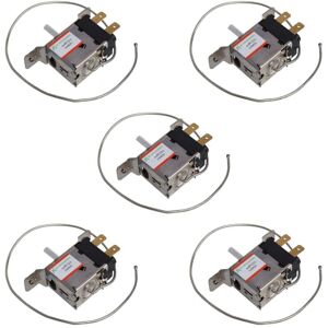 Tlily - WPF22A 2Pin Refrigerator Refrigeration Thermostat w 30cm Metal Cord X5 I042705