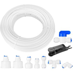 Longziming - 20m Universal Water Pipe Connection Kit, Refrigerator Osmosis Water Supply Hose Connector, Water Filter Connector (1/4', 1/2', 3/4') Longziming - 20m Universal Water Pipe Connection Kit, Refrigerator Osmosis Water Supply Hose Connector, Water Filter Connector (1/4', 1/2', 3/4')