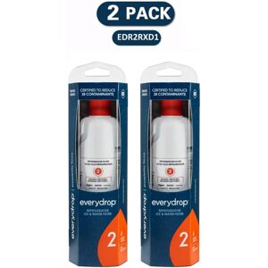 Coocheer - Everydrop by Whirlpool Ice and Water 2 Refrigerator Filter, 2 Pack, EDR2RXD1 Coocheer - Everydrop by Whirlpool Ice and Water 2 Refrigerator Filter, 2 Pack, EDR2RXD1