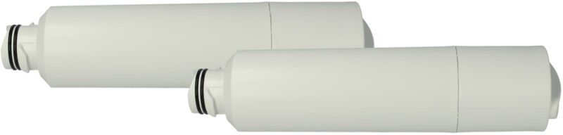 Vhbw - 2x Fridge Water Filter compatible with Samsung RF25HMEDBBC, RF25HMEDBSR, RF24-Series French Door Refrigerator