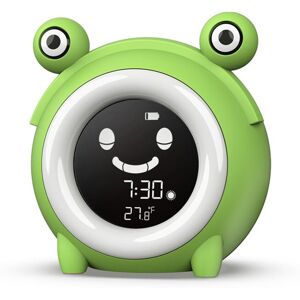 MEMKEY Children's alarm clock, wake-up light for children, sleep trainer, 3 modes, 5 natural sounds, 5 adjustable colorful lights, snooze function, wake-up
