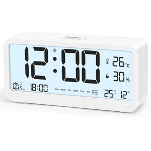 TLILY Digital Alarm Clock with Large LCD Display,Loud Ringtone for Efficient Wake Up,Multifunction Temperature TLILY Digital Alarm Clock with Large LCD Display,Loud Ringtone for Efficient Wake Up,Multifunction Temperature