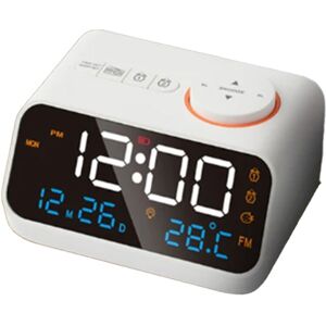 Tlily - fm Radio led Alarm Clock for Bedside Wake Up. Digital Table Calendar with Temperature Thermometer Humidity Hygrometer(A) Tlily - fm Radio led Alarm Clock for Bedside Wake Up. Digital Table Calendar with Temperature Thermometer Humidity Hygrometer(A)