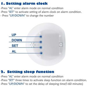 Tlily - Kids Alarm Clock - Wake Up Light Digital Clock with 7 Colors Changing, Touch Control and Snooze Function for Bedrooms X3 I192084 Tlily - Kids Alarm Clock - Wake Up Light Digital Clock with 7 Colors Changing, Touch Control and Snooze Function for Bedrooms X3 I192084