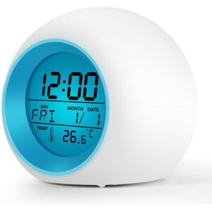 TLILY Kids Alarm Clock - Wake Up Light Digital With 7 Colors Changing, Control And Snooze Function For Bedrooms TLILY Kids Alarm Clock - Wake Up Light Digital With 7 Colors Changing, Control And Snooze Function For Bedrooms