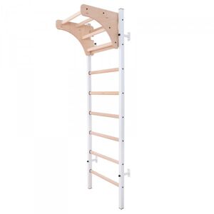 BenchK 211 Series 2: 200 Wall Bars + Wooden Pull Up Bar BenchK 200 White +...