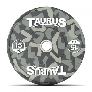 Taurus Camo Olympic Rubber Bumper Weight Plates 15 kg