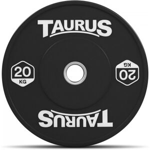 Taurus Black Olympic Rubber Bumper Weight Plates 20 kg