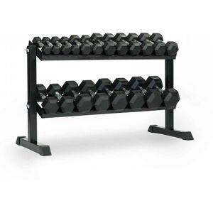 Taurus Hex Dumbbell Set with 2-Tier Storage Rack (1 - 15kg) Taurus Hex Dumbbell Set with 2-Tier Storage Rack (1 - 15kg)
