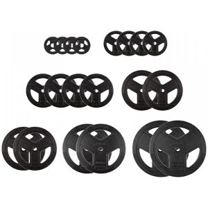 Taurus Premium Standard Cast Iron Weight Plates 175kg Set Taurus Premium Standard Cast Iron Weight Plates 175kg Set