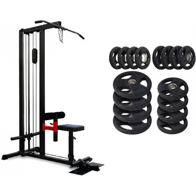 BodyMax CF660 Plate Loading Lat Pulldown / Low Pulley Machine CF660 with 75kg... BodyMax CF660 Plate Loading Lat Pulldown / Low Pulley Machine CF660 with 75kg...