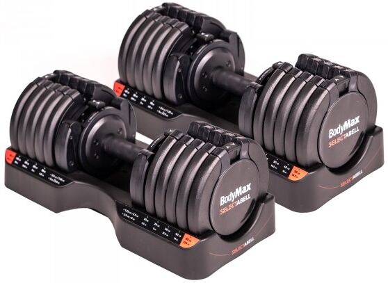 BodyMax 25kg Selectabell Adjustable Dumbbell 25kg Selectabell Pair