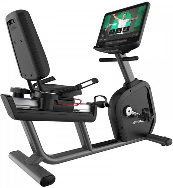 Life Fitness Club Series Plus Recumbent Exercise Bike Discover SE4 24