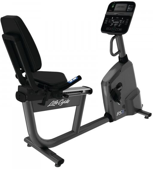 Life Fitness RS1 Lifecycle Recumbent Cycle Exercise Bike with Track Connect...