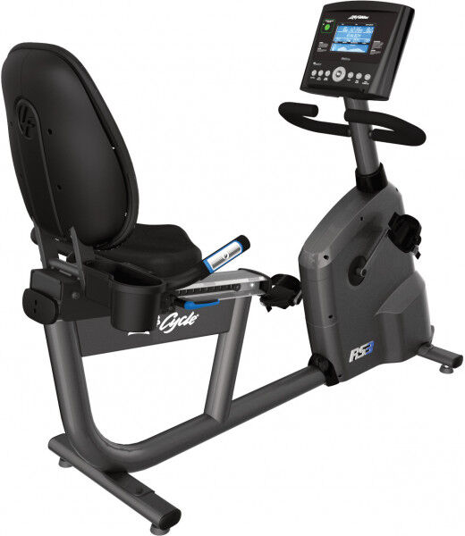 Life Fitness RS3 Lifecycle Step Through Recumbent Exercise Bike with GO Console