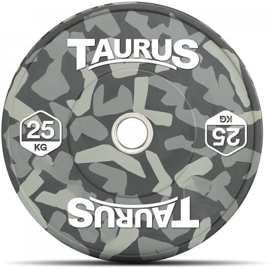 Taurus Camo Olympic Rubber Bumper Weight Plates 25 kg
