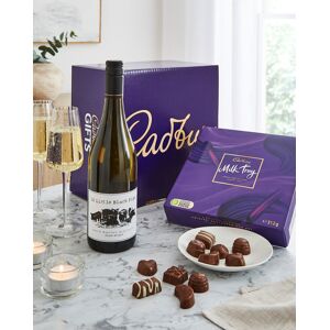 Cadburys Cadbury Milk Tray & White Wine Hamper - Cadburys Cadbury Milk Tray & White Wine Hamper -