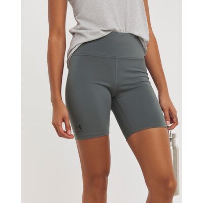 Under Armour Rival Shorts - 18 cm Damen Castlerock / Schwarz L Under Armour Rival Shorts - 18 cm Damen Castlerock / Schwarz L