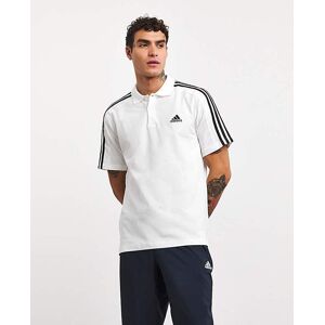 Adidas 3-Stripes Polo Shirt White/Black - - Size: S34/37 White/Black S34/37 male Adidas 3-Stripes Polo Shirt White/Black - - Size: S34/37 White/Black S34/37 male