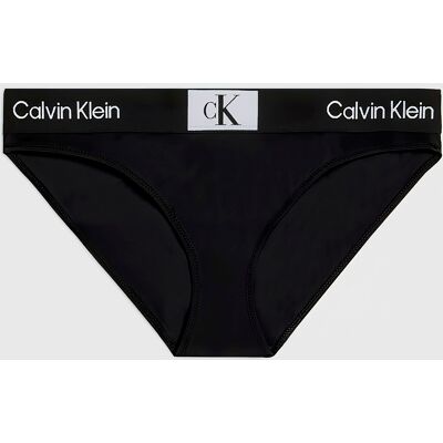 Calvin Klein 1996 Triangle Bikini Bottom Black - - Size: 2XL Black 2XL Calvin Klein 1996 Triangle Bikini Bottom Black - - Size: 2XL Black 2XL