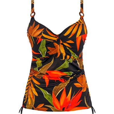 Fantasie Pichola Twist Tankini Top Black - - Size: 34D Black 34D Fantasie Pichola Twist Tankini Top Black - - Size: 34D Black 34D