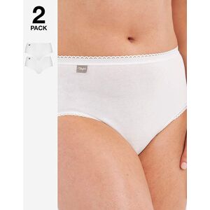 Playtex 2Pack Cotton Midi Knickers White White/White - - Size: 4XL White/White 4XL Playtex 2Pack Cotton Midi Knickers White White/White - - Size: 4XL White/White 4XL