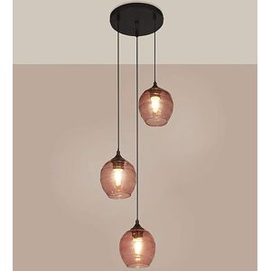 Searchlight Plum Glass Pendant Multi - Multi Searchlight Plum Glass Pendant Multi - Multi