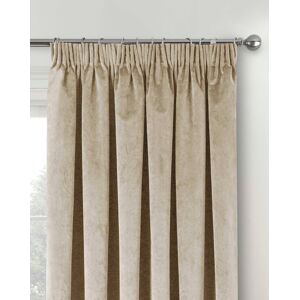 Enhanced Living Oxford Velvet Curtain Cream - - Size: 117 x 183cm Cream 117 x 183cm Enhanced Living Oxford Velvet Curtain Cream - - Size: 117 x 183cm Cream 117 x 183cm