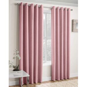 Enhanced Living Vogue Light Filtering Eyelet Curtain Blush - - Size: 117 x 137cm Blush 117 x 137cm Enhanced Living Vogue Light Filtering Eyelet Curtain Blush - - Size: 117 x 137cm Blush 117 x 137cm